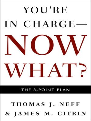 cover image of You're in Charge—Now What?